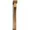 Ekena Millwork Imperial Slat Smooth Bracket w/ Offset Brace, Western Red Cedar, 5 1/2"W x 44"D x 44"H BKT0604X44X44IMP06SWR - alternate 2